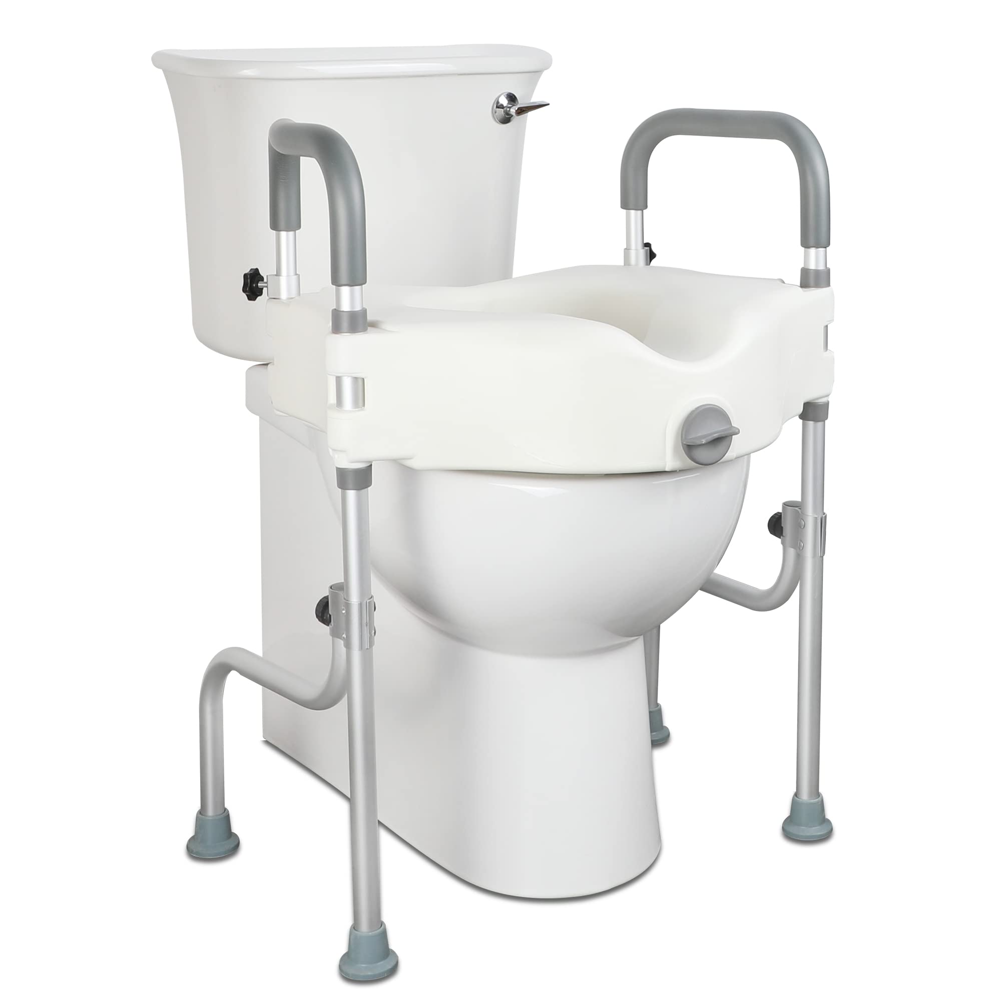 Toilettensitzerhöhung mit Armlehnen 10 cm groß, wc sitzerhöhung